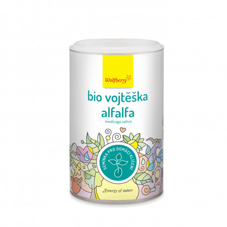 Alfalfa semínka vojtěšky BIO semínka na klíčení 200 g Wolfberry